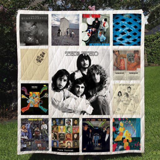 Buy The Who Quilt Blanket & Quilt Bedding Set - Meteew