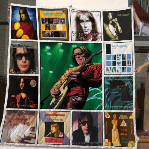 Buy Todd Rundgren Compilation Album Quilt Blanket & Quilt Bedding Set 02