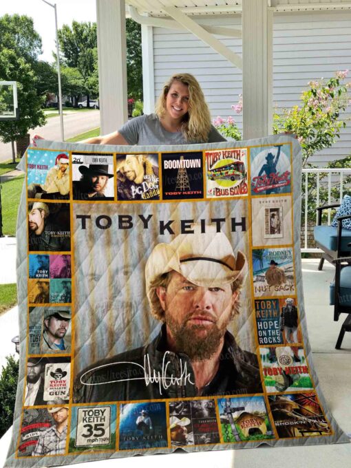 Buy Toby Keith Quilt Blanket & Quilt Bedding Set 01