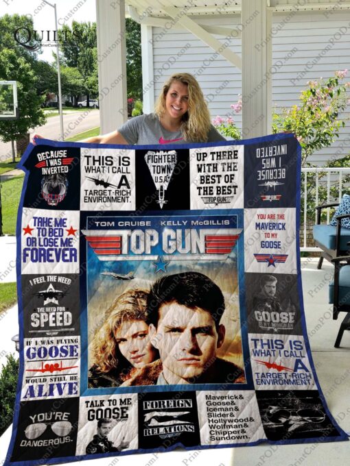 Buy Top Gun Quilt Blanket & Quilt Bedding Set For Fans Ver 17-2