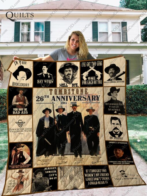 Buy Tombstone 20Th Anniversary Quilt Blanket & Quilt Bedding Set For Fans Ver 17