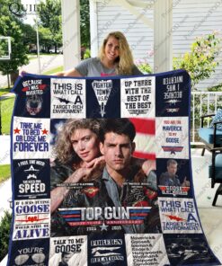 Buy Top Gun 33Th Anniversary Quilt Blanket & Quilt Bedding Set For Fans Ver 17