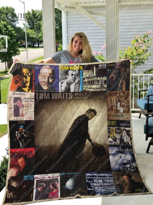 Buy Tom Waits Albums Quilt Blanket & Quilt Bedding Set For Fans Ver 17