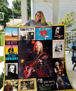 Buy Tom Petty Quilt Blanket & Quilt Bedding Set 01