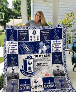 Buy Tottenham Hotspur F.C Quilt Blanket & Quilt Bedding Set Dad To Son