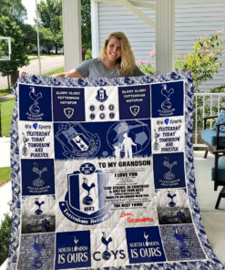 Buy Tottenham Hotspur F.C Quilt Blanket & Quilt Bedding Set Grandma To Grandson