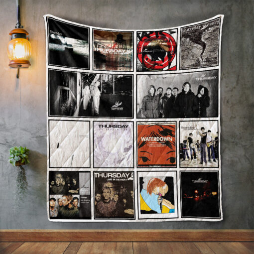 Buy Thursday Album Covers Quilt Blanket & Quilt Bedding Set