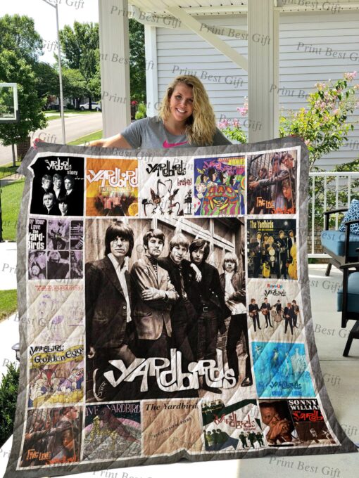 Buy The Yardbirds Albums Cover Poster Quilt Blanket & Quilt Bedding Set