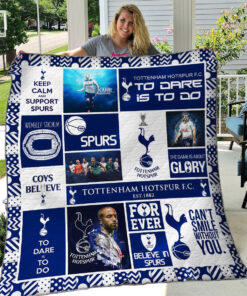 Buy Tottenham Hotspur Quilt Blanket & Quilt Bedding Set