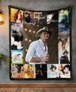 Buy Tim Mcgraw Style 2 Album Covers Quilt Blanket & Quilt Bedding Set