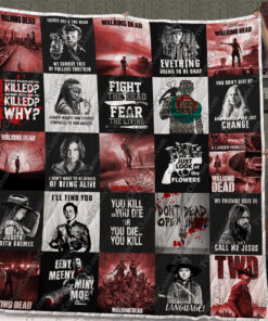 Buy The Walking Dead T-Shirt Quilt Blanket & Quilt Bedding Set