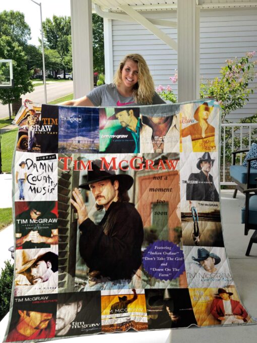 Buy Tim Mcgraw Quilt Blanket & Quilt Bedding Set For Fans Ver 17