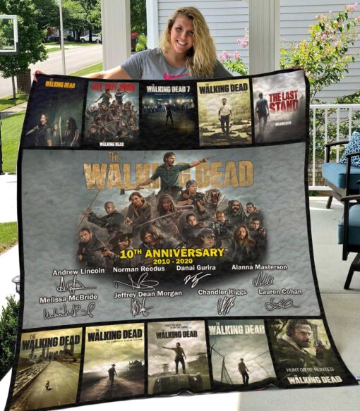 Buy The Walking Dead 10Th Vr1-Quilt Blanket & Quilt Bedding Set