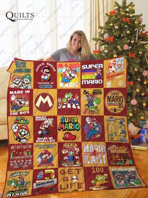 Buy Tlmus  Super Mario Quilt Blanket & Quilt Bedding Set