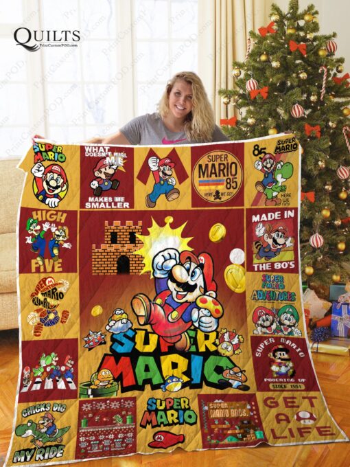 Buy Tlmus  Super Mario Quilt Blanket & Quilt Bedding Set Ver 2