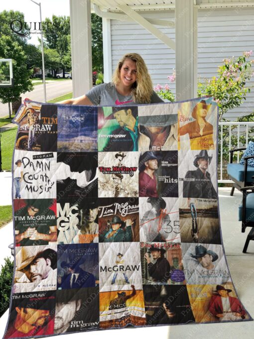 Buy Tim Mcgraw Quilt Blanket & Quilt Bedding Set For Fans Ver 25