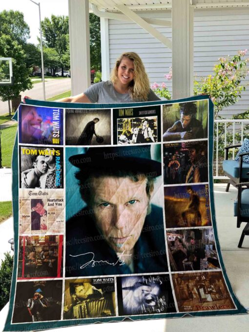 Buy Tom Waits Quilt Blanket & Quilt Bedding Set 01