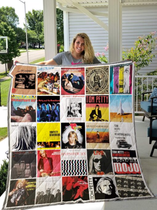 Buy Tom Petty Albums Cover Poster Quilt Blanket & Quilt Bedding Set Ver 5