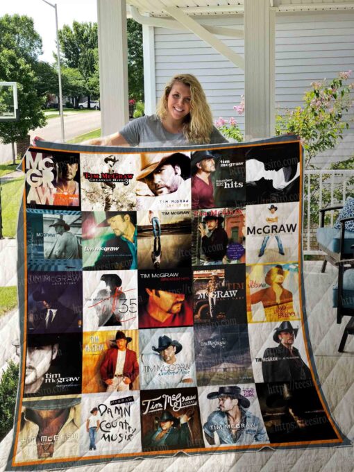 Buy Tim Mcgraw Quilt Blanket & Quilt Bedding Set 01