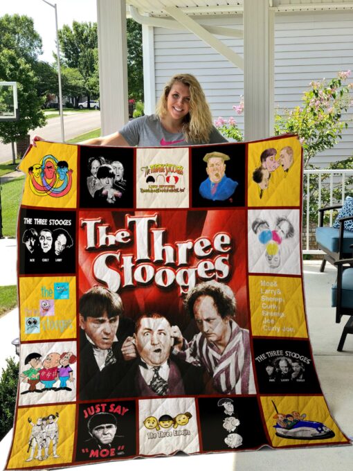 Buy Three Stooges Quilt Blanket & Quilt Bedding Set 01266