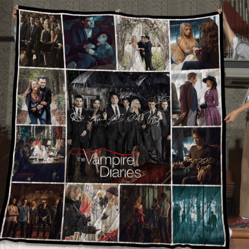 Buy The Vampire Diaries Quilt Blanket & Quilt Bedding Set - Meteew