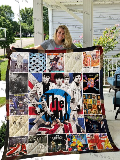 Buy The Who Albums Cover Poster Quilt Blanket & Quilt Bedding Set