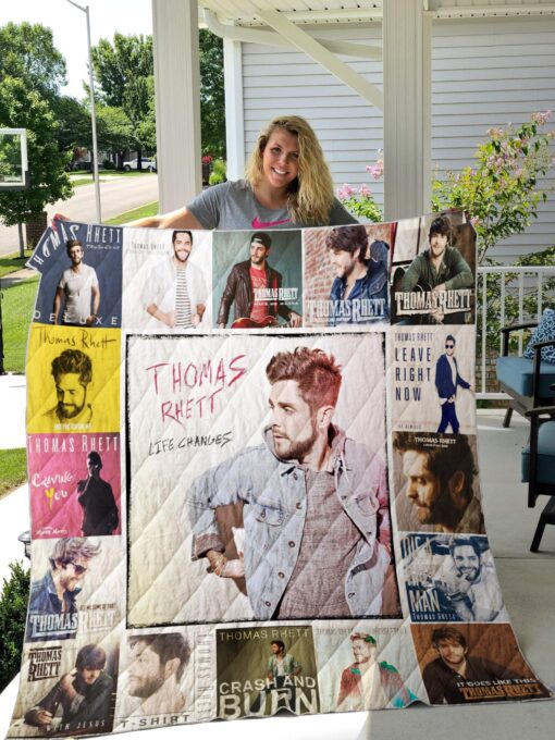 Buy Thomas Rhett Quilt Blanket & Quilt Bedding Set For Fans Ver 17