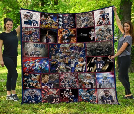 Buy Tom Brady Nep Quilt Blanket & Quilt Bedding Set 02