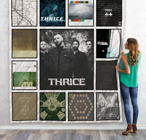 Buy Thrice Albums Quilt Blanket & Quilt Bedding Set 01