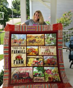 Buy This Is A Farmall Farm All Others Will Be Plowed Quilt Blanket & Quilt Bedding Set Great Customized Blanket Gifts For Birthday Christmas Thanksgiving