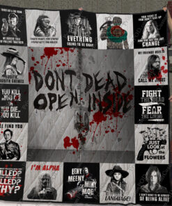 Buy The Walking Dead Quilt Blanket & Quilt Bedding Set For Fans - Meteew