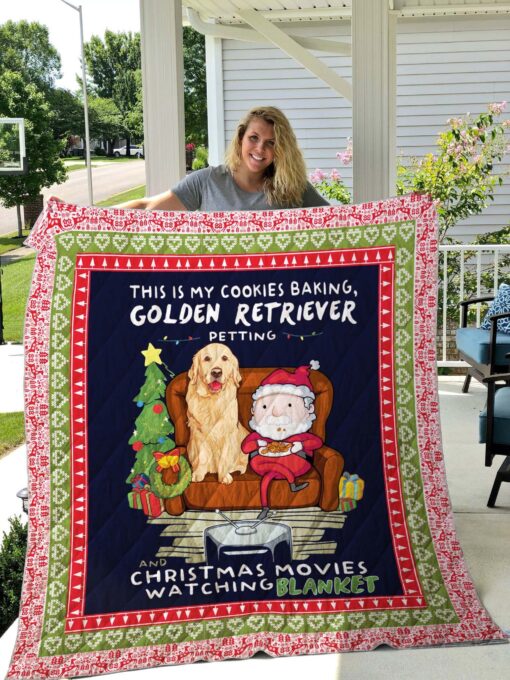 Buy This Is My Cookies Baking Golden Retriever Petting Quilt Blanket & Quilt Bedding Set Great Customized Gifts For Birthday Christmas Thanksgiving Perfect Gifts For Dog Lover