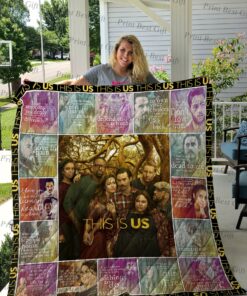 Buy This Is Us Poster Quilt Blanket & Quilt Bedding Set