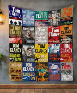 Buy Tom Clancy Books Quilt Blanket & Quilt Bedding Set