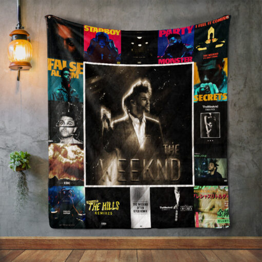 Buy The Weeknd Album Covers Quilt Blanket & Quilt Bedding Set