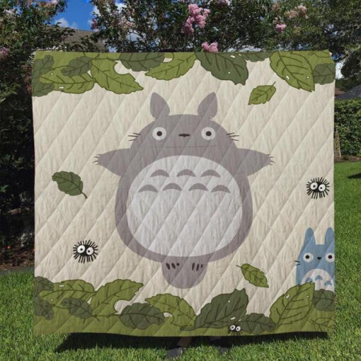 Buy Totoro Leaf Quilt Blanket & Quilt Bedding Set