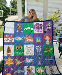 Buy Toy Story Tshirt Quilt Blanket & Quilt Bedding Set For Fans