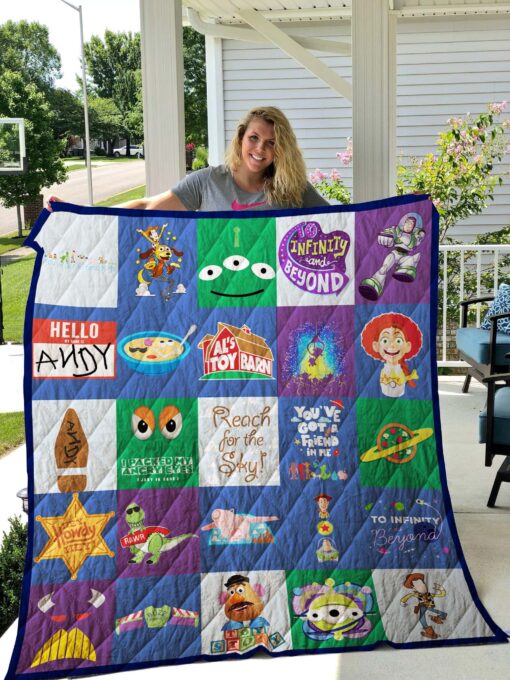 Buy Toy Story Tshirt Quilt Blanket & Quilt Bedding Set For Fans