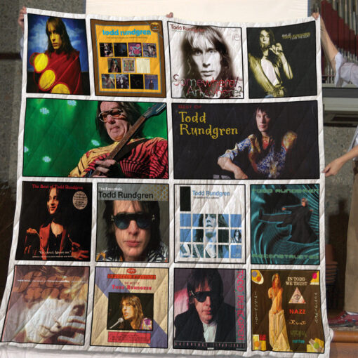 Buy Todd Rundgren Compilation Album Quilt Blanket & Quilt Bedding Set 01