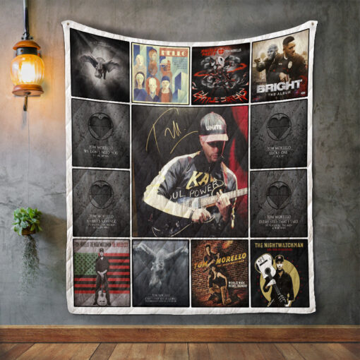 Buy Tom Morello Quilt Blanket & Quilt Bedding Set