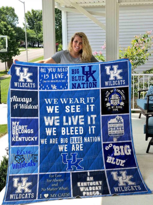 Buy Uk Wildcats Quilt Blanket & Quilt Bedding Set 01