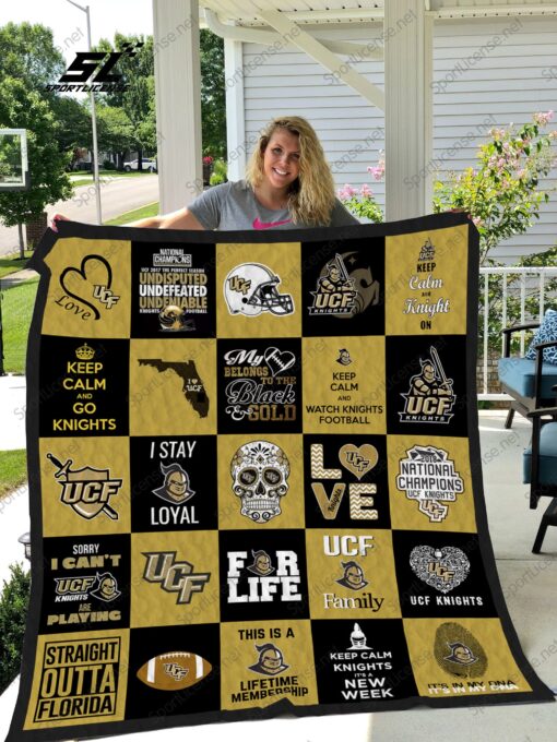 Buy Ucf Knights Quilt Blanket & Quilt Bedding Set 02