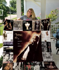 Buy Tupac Shakur Quilt Blanket & Quilt Bedding Set For Fans Ver 17