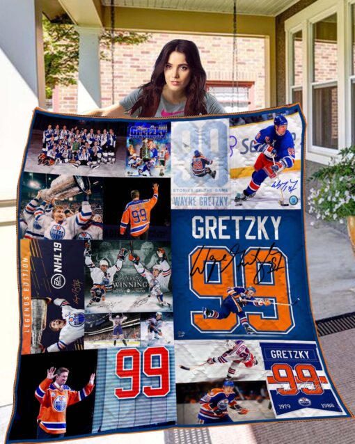 Buy Wayne Gretzky Quilt Quilt Blanket & Quilt Bedding Set