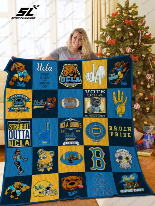 Buy Ucla Bruins Quilt Blanket & Quilt Bedding Set Ver 03