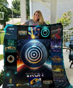 Buy Tron 1982 Poster Quilt Blanket & Quilt Bedding Set