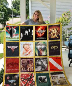 Buy Van Halen Albums Quilt Blanket & Quilt Bedding Set 01