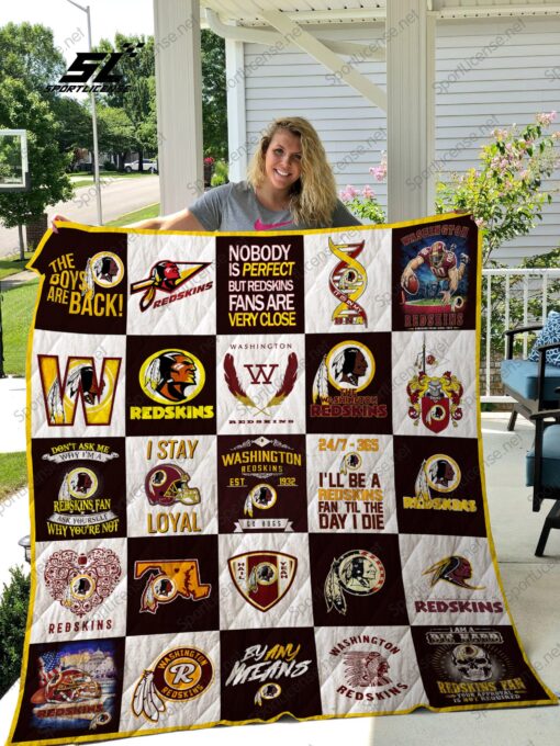 Buy Washington Redskins Quilt Blanket & Quilt Bedding Set 02 - Meteew