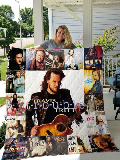 Buy Travis Tritt Albums Quilt Blanket & Quilt Bedding Set For Fans Ver 17