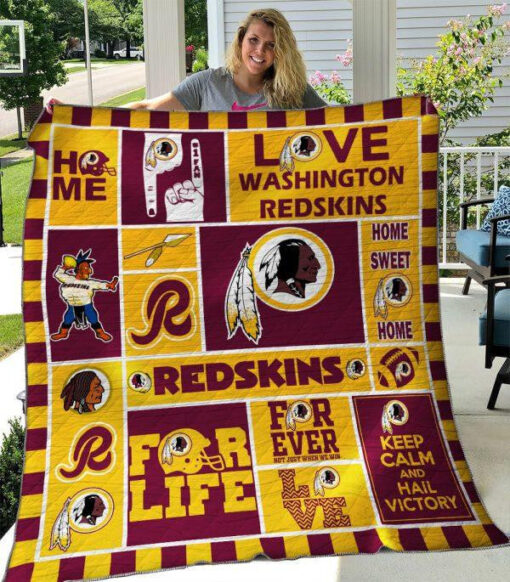 Buy Washington Redskins Quilt Blanket & Quilt Bedding Set 04